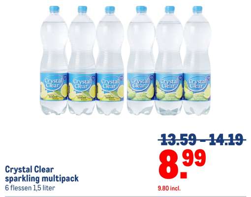 Crystal Clear sparkling multipack