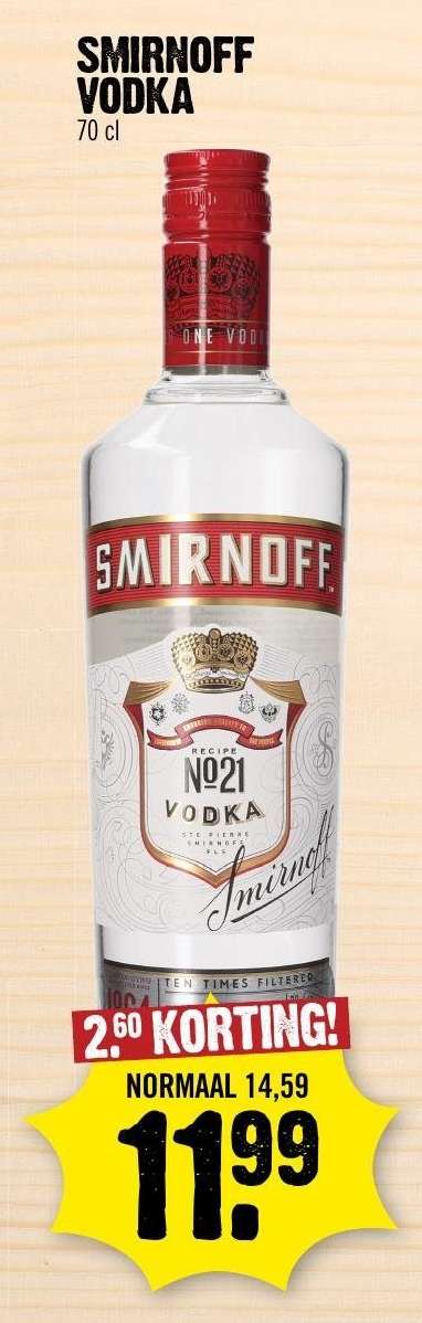 Smirnoff vodka