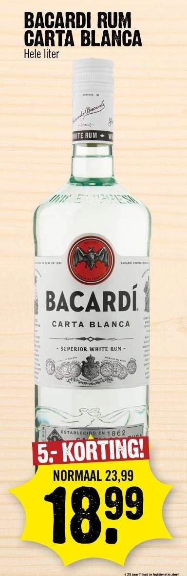 Bacardi Rum Carta Blanca