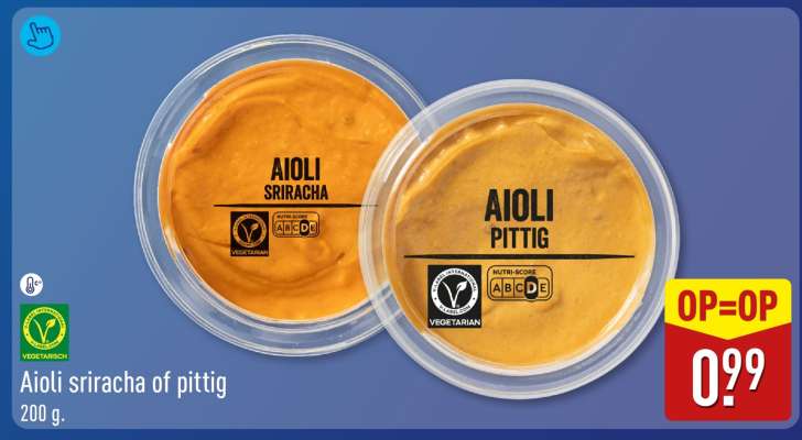 Aioli sriracha of pittig