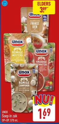 UNOX Soep in zak