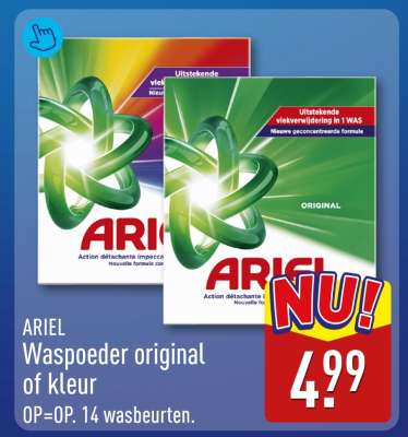 ARIEL Waspoeder original of kleur