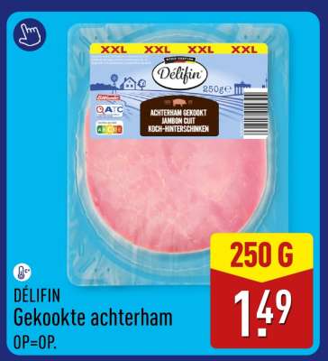 DÉLIFIN Gekookte achterham
