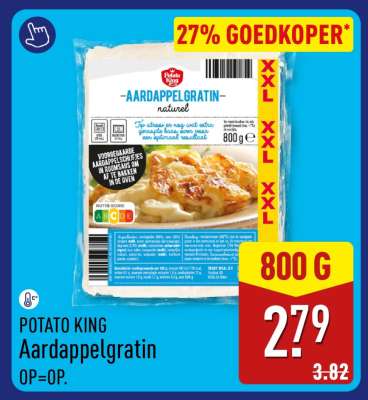 POTATO KING Aardappelgratin