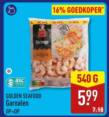 GOLDEN SEAFOOD Garnalen