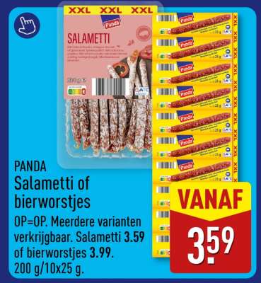 PANDA Salametti of bierworstjes