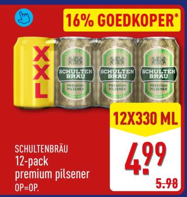 Schultenbräu 12-pack premium pilsener