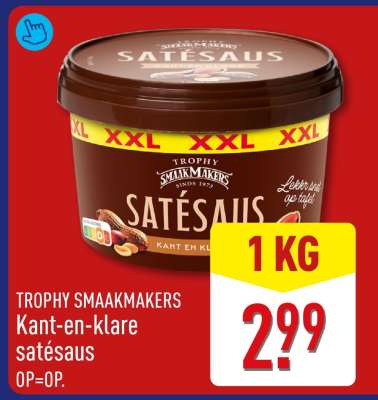 TROPHY SMAAKMAKERS Kant-en-klare satésaus