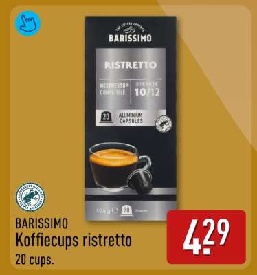 BARISSIMO Koffiecups ristretto