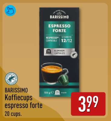 BARISSIMO Koffiecups espresso forte