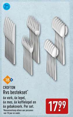 CROFTON Rvs bestekset