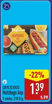 DAYLICIOUS Hotdogs kip