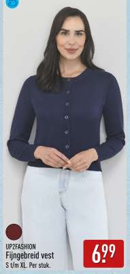 UP2FASHION Fijngebreid vest