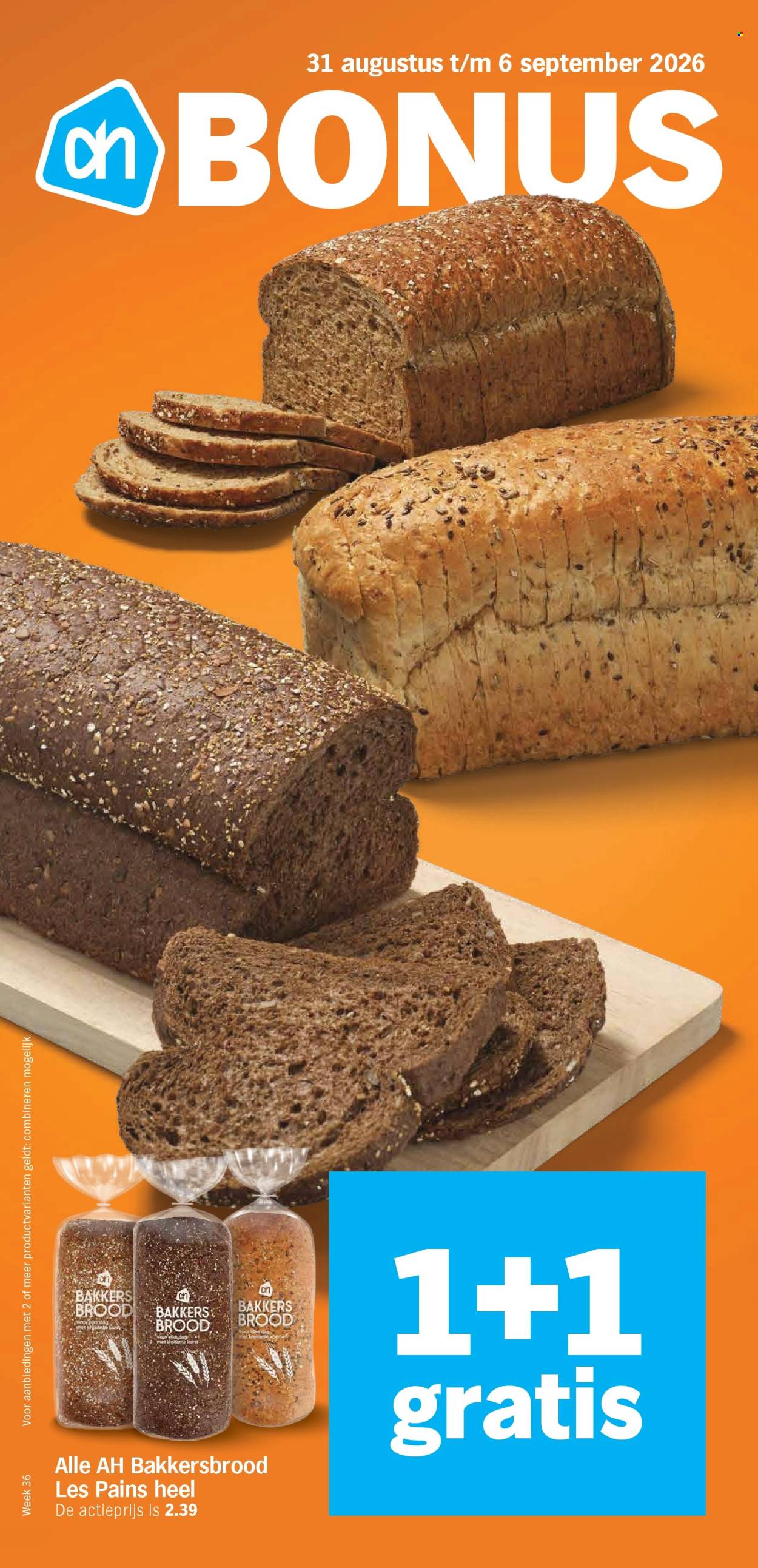 Albert Heijn-aanbieding - 31-8-2026 - 6-9-2026. Pagina 1
