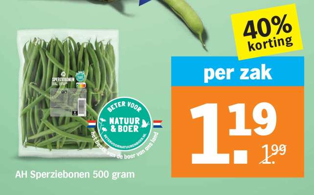 AH Sperziebonen 500 gram