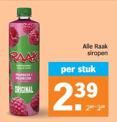 Alle Raak siropen