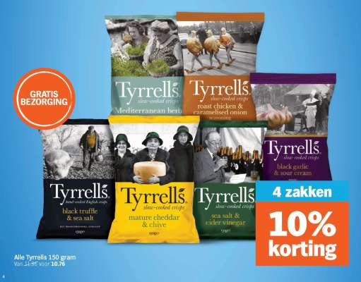 Tyrrells slow-cooked crisps