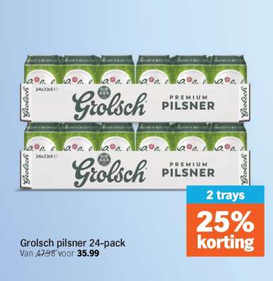 Grolsch pilsner 24-pack