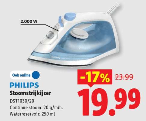 PHILIPS Stoomstrijkijzer