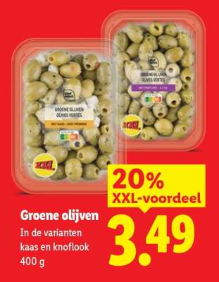 Groene olijven