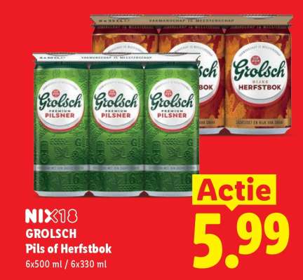 GROLSCH Pils of Herfstbok