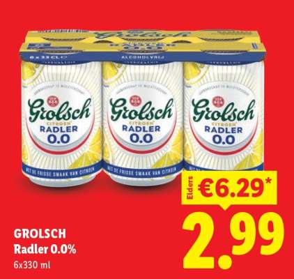 Grolsch Radler 0.0%