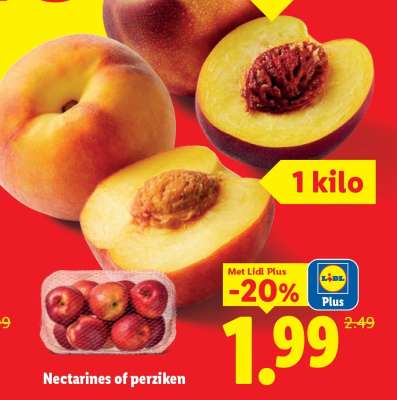 Nectarines of perziken
