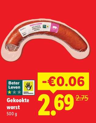 Gekookte worst