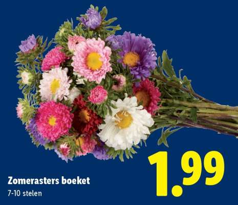 Zomerasters boeket