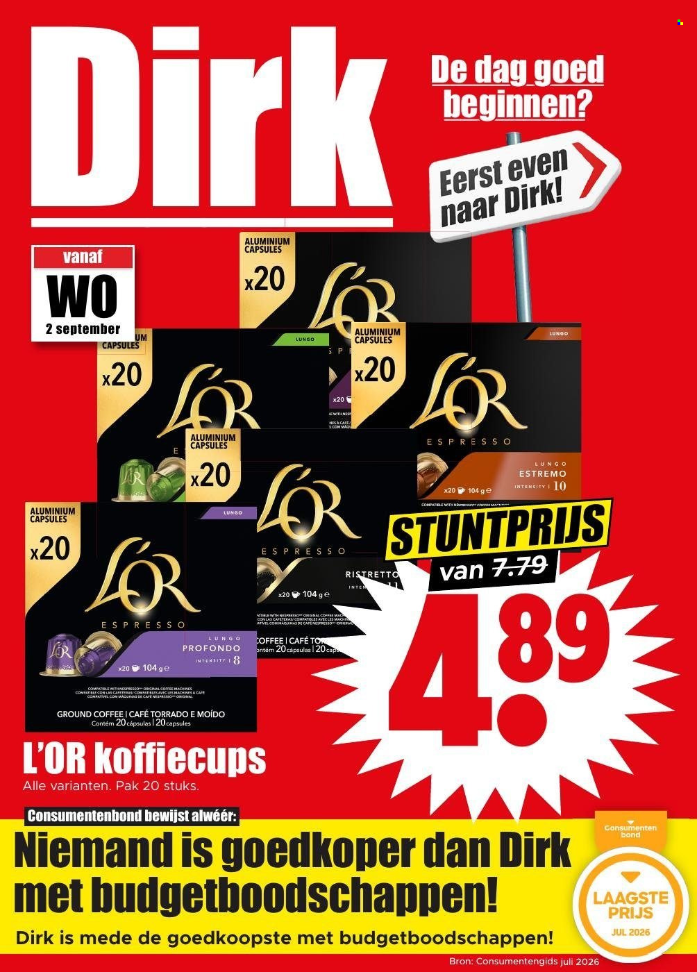 Dirk-aanbieding - 2-9-2026 - 8-9-2026. Pagina 1