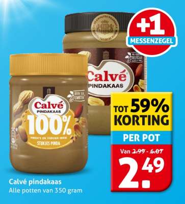 CALVÉ Pindakaas