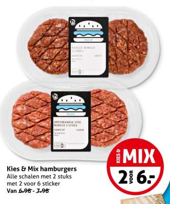 Kies & Mix hamburgers