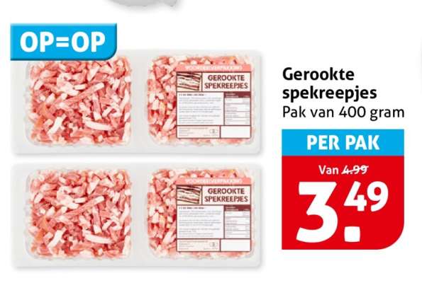 Gerookte spekreepjes