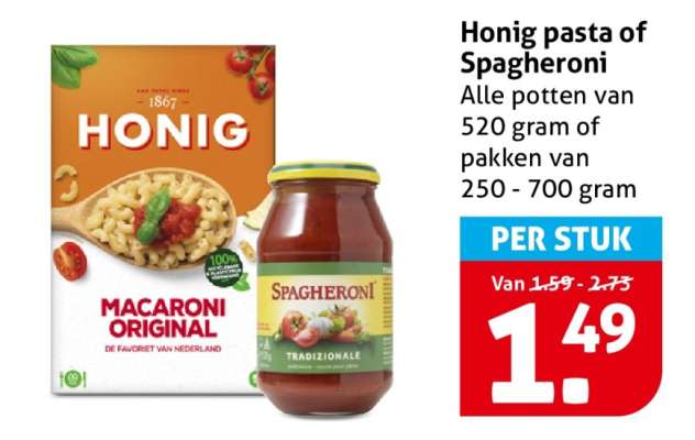 Honig pasta of Spagheroni