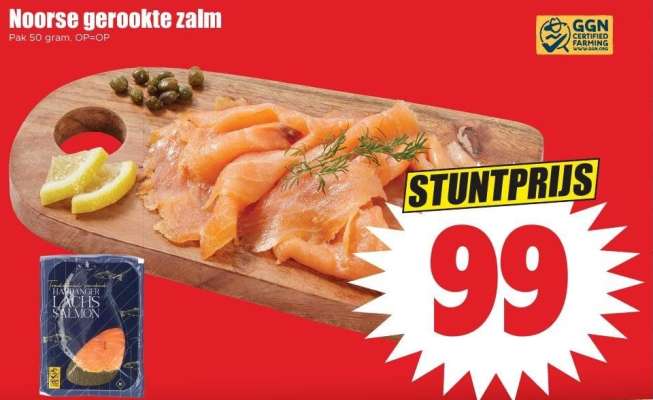 Noorse gerookte zalm