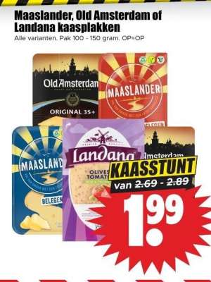 Maaslander, Old Amsterdam of Landana kaasplakken