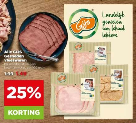 Alle GIJS Gesneden vleeswaren