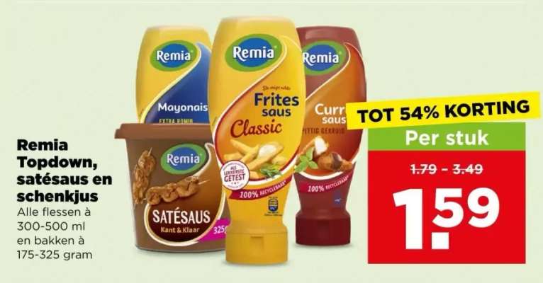 Remia Topdown, satésaus en schenkjus
