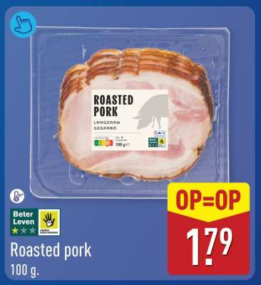 Roasted pork