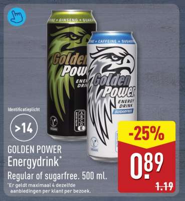 GOLDEN POWER Energydrink