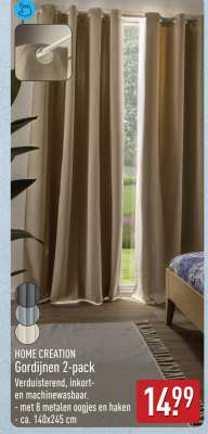 HOME CREATION Gordijnen 2-pack