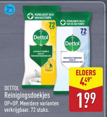 Dettol Reinigingsdoekjes