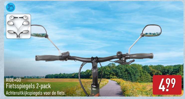 RIDE+GO Fietsspiegels 2-pack