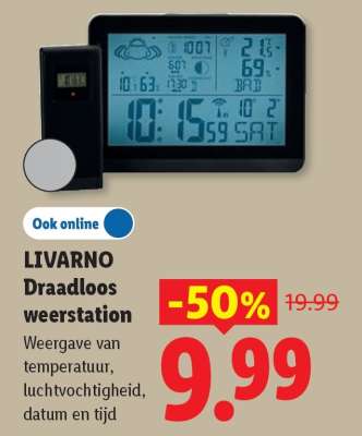 LIVARNO Draadloos weerstation