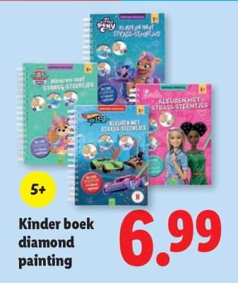 Kinder boek diamond painting