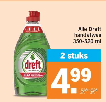 Alle Dreft handafwas 350-520 ml