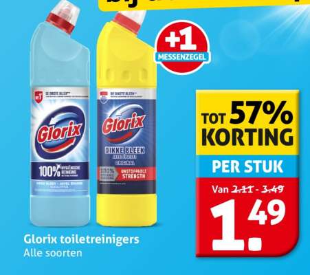Glorix toiletreinigers