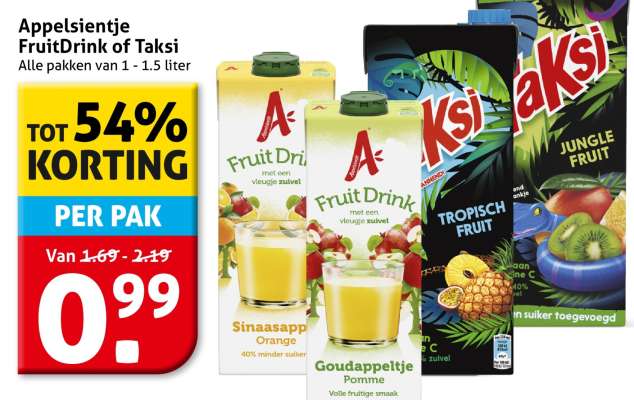 Appelsientje FruitDrink of Taksi