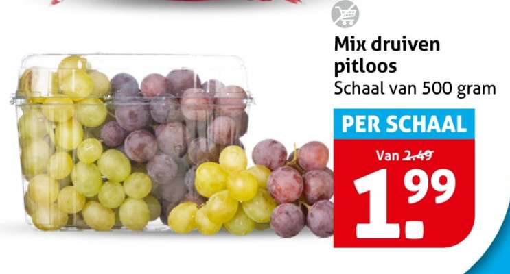 Mix druiven pitloos