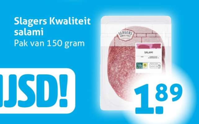 Slagers Kwaliteit salami